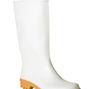 White Tall/Full Length White Wellington Boot