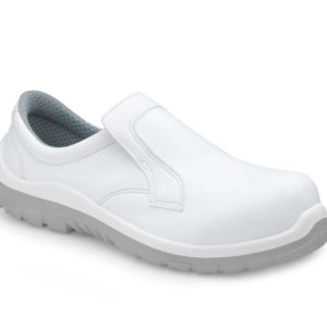 Soldini Safety Shoes in White – Italian Anti-slip Shoes with Safety Toecap