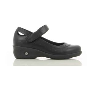 Oxypas ‘Olive’, Slip-on, Anti-slip, Anti-static, Mary-Jane Style Smart Nursing Shoe from Safety Jogger Professional EN ISO 20347:2012