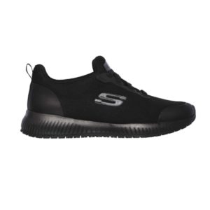 ‘Squad SR’ by Skechers For Work SK77222EC Slip-resistant Shoe for Women in Black EN ISO 20347: 2012; OB FO SRC