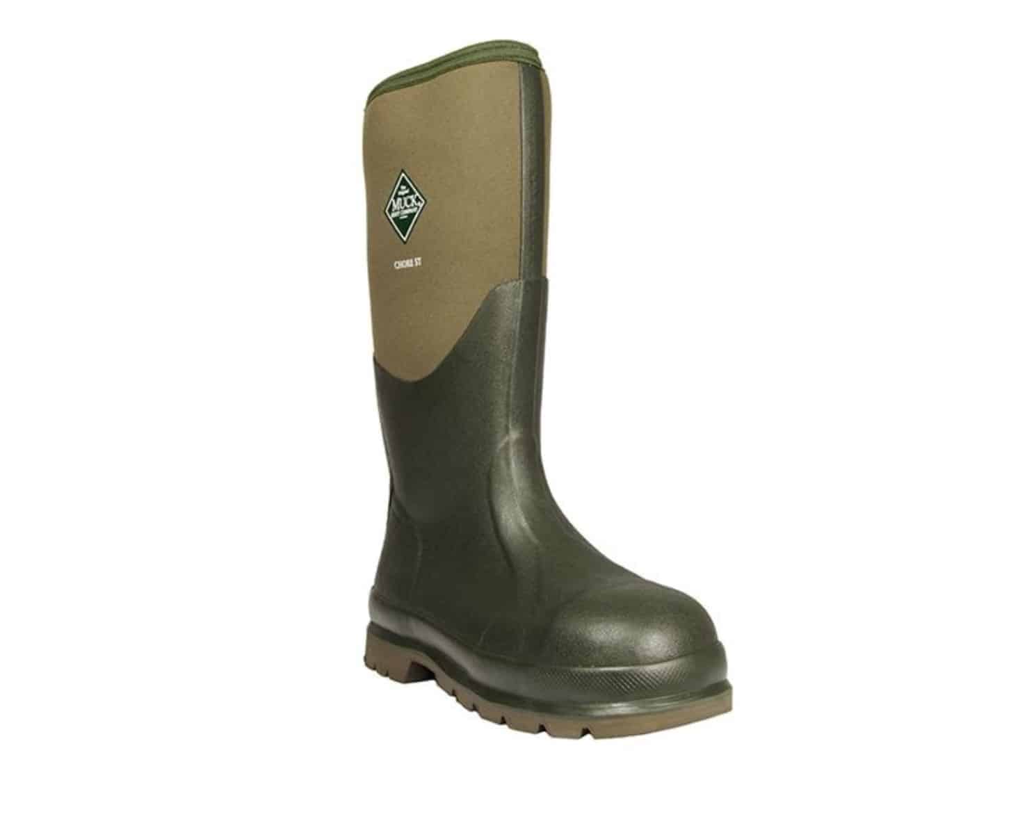 chore muck boots steel toe