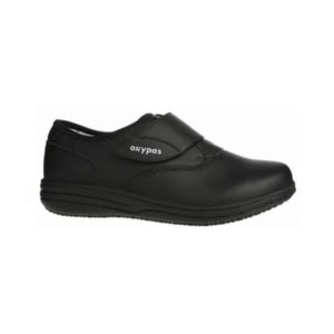 Lightweight Ultralite Miranda by Oxypas EU 39, UK 5.5-6 Washable Nursing Shoes with Anti-Slip and Anti-Static Black