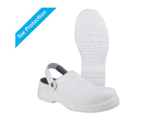 White Safety Clogs