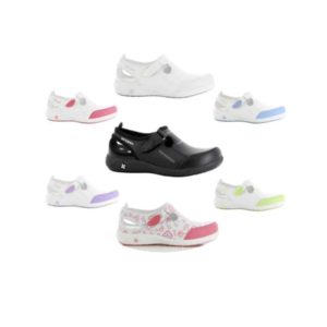 Oxypas Lilia Leather Nursing Shoe from Safety Jogger Professional EN ISO 20347 OB SRC ESD