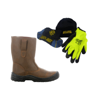 Safety Jogger Winter Box – ‘Alaska’ Warm-Lined Boots S3 CI SRC, with Complementary Hat, Gloves & Socks