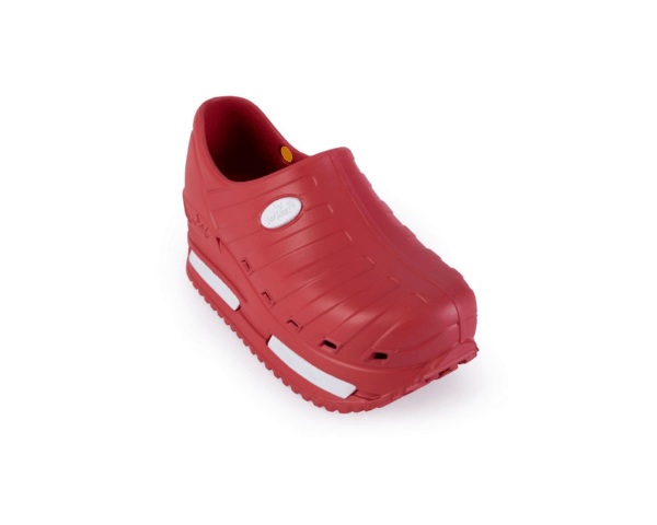 Elevate Shoes for Nurses with Added Height in Strawberry Red