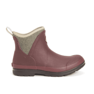 Women’s Muck Boots Originals Pull-on Ankle Boots in Rum Raisin with Herringbone (OAW-9TW)
