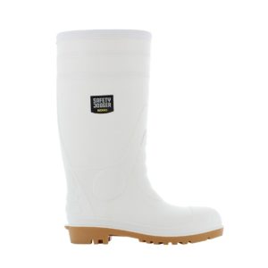 White Poseidon S4 SRA Safety Wellington Boot by Safety Jogger